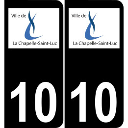 10 La Chapelle-Saint-Luc-logo aufkleber plakette ez stadt