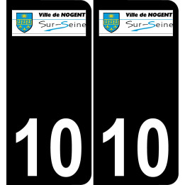 10 Nogent-sur-Seine-logo aufkleber plakette ez stadt