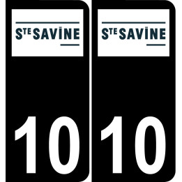 10 Sainte-Savine-logo aufkleber plakette ez stadt