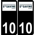 64 Pau logo autocollant plaque immatriculation auto ville sticker