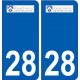 28 Nogent le Roi logo stickers ville