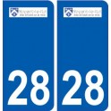 28 Nogent le Roi logo stickers ville