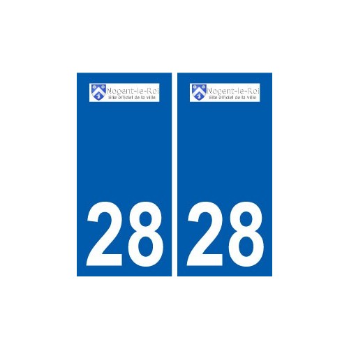 28 Nogent le Roi logo stickers ville