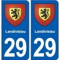 29 Landivisiau blason autocollant plaque stickers ville