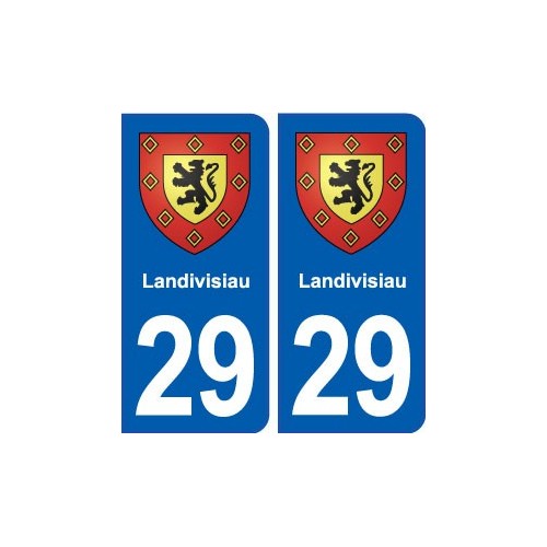 29 Landivisiau blason autocollant plaque stickers ville