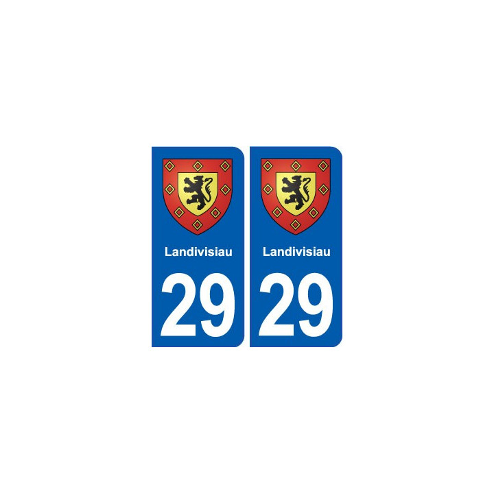 29 Landivisiau blason autocollant plaque stickers ville