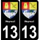 13 Istres blason ville autocollant plaque