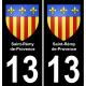 13 Saint-Rémy-de-Provence ville autocollant plaque