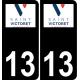 13 Saint-Victoret blason ville autocollant plaque sticker
