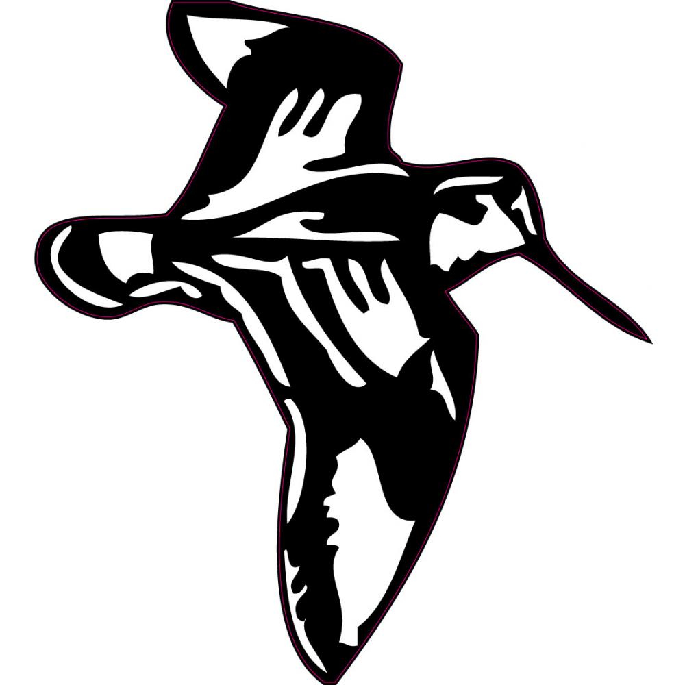 Autocollant logo Bécasse oiseau sticker