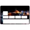 Autocollant Auto numéro 11 carte bleue carte bancaire CB adhésif sticker logo 11