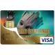 Autocollant Baby Groot numéro 11 carte bleue carte bancaire CB adhésif sticker logo 11