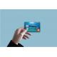 Autocollant Baleine numéro 15 carte bleue carte bancaire CB adhésif sticker logo 15