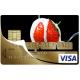 Autocollant Stranger Things numéro 1 carte bleue carte bancaire CB adhésif sticker