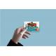 Autocollant Stranger Things numéro 1 carte bleue carte bancaire CB adhésif sticker
