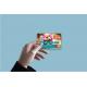 Autocollant Stranger Things numéro 1 carte bleue carte bancaire CB adhésif sticker