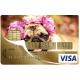 Autocollant Chien numéro 41 carte bleue carte bancaire CB adhésif sticker logo 41
