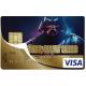 Autocollant Stranger Things numéro 1 carte bleue carte bancaire CB adhésif sticker