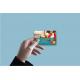 Autocollant Stranger Things numéro 1 carte bleue carte bancaire CB adhésif sticker