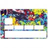 Autocollant Graffiti2 numéro 67 carte bleue carte bancaire CB adhésif sticker logo 67