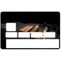 Autocollant Guitares2 numéro 72 carte bleue carte bancaire CB adhésif sticker logo 72
