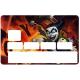 Autocollant Harley quinn2 numéro 75 carte bleue carte bancaire CB adhésif sticker logo 75