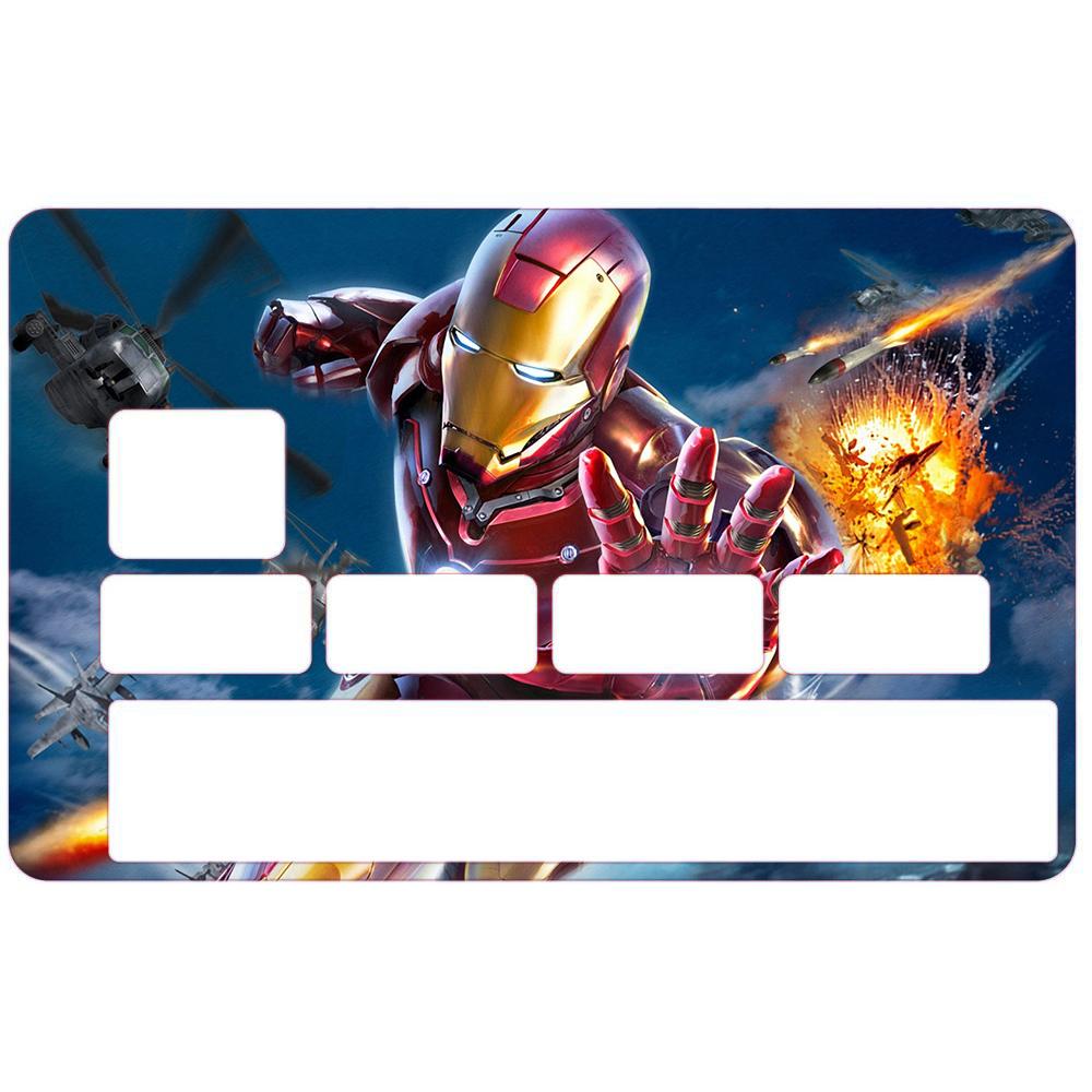 Autocollant Stranger Things numéro 1 carte bleue carte bancaire CB adhésif sticker