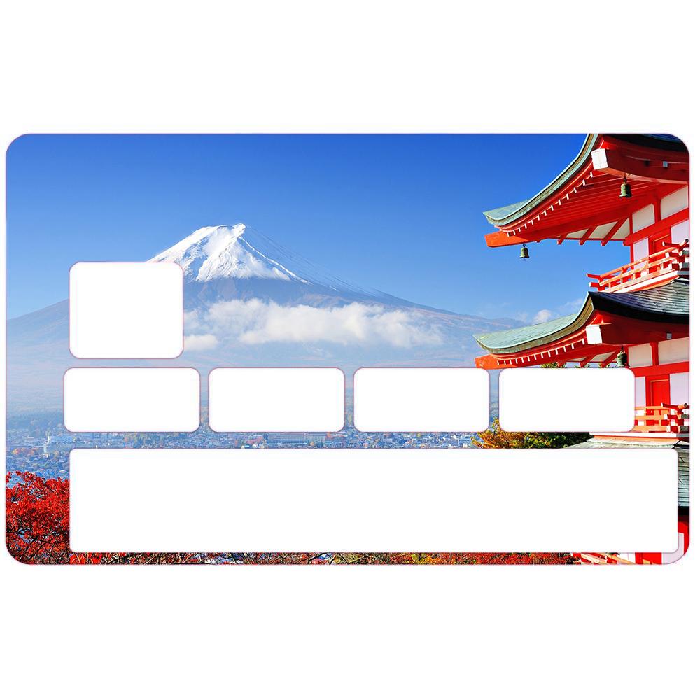 Autocollant Japon numéro 82 carte bleue carte bancaire CB adhésif sticker logo 82