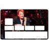 Autocollant Johnny Hallyday numéro 83 carte bleue carte bancaire CB adhésif sticker logo 83