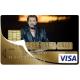 Autocollant Stranger Things numéro 1 carte bleue carte bancaire CB adhésif sticker