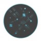 Autocollants abstract caches moyeu pour jante auto stickers