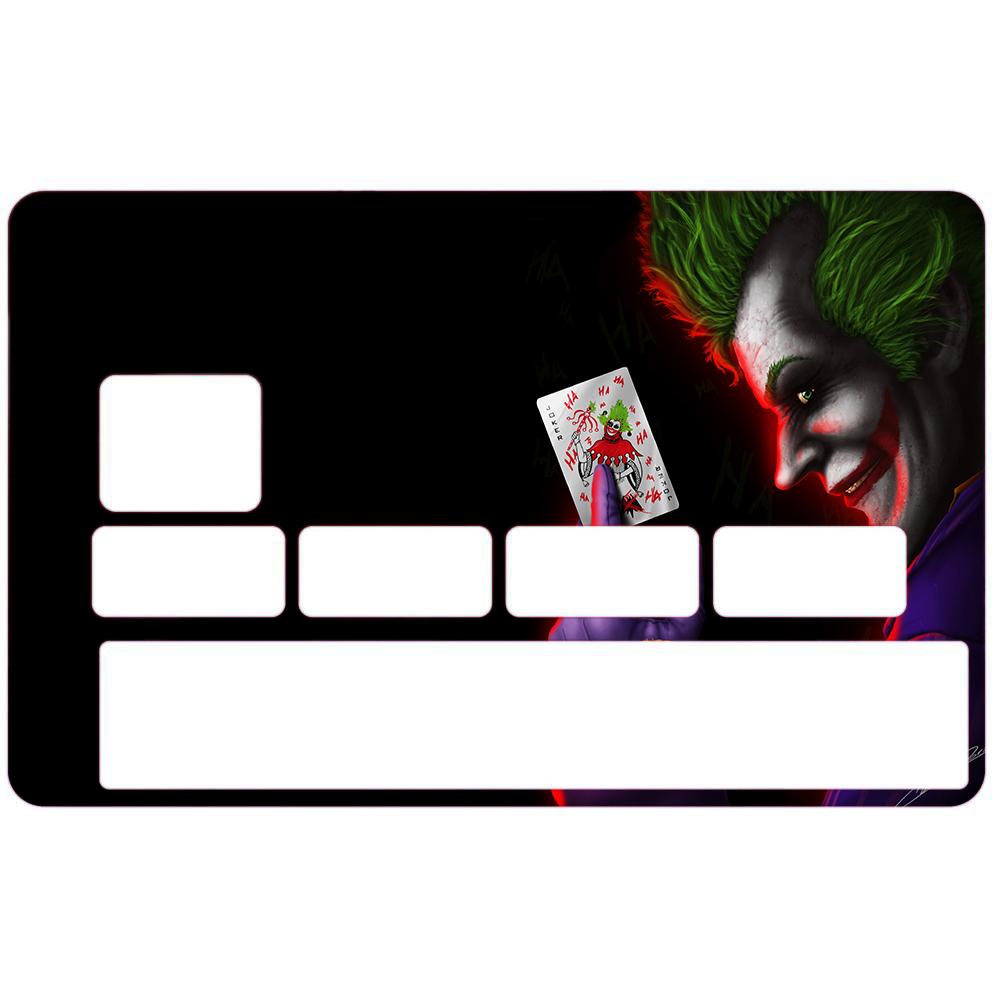 Autocollant Joker numéro 85 carte bleue carte bancaire CB adhésif sticker  logo 85