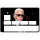 Autocollant Stranger Things numéro 1 carte bleue carte bancaire CB adhésif sticker
