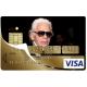 Autocollant Stranger Things numéro 1 carte bleue carte bancaire CB adhésif sticker