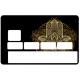 Autocollant Stranger Things numéro 1 carte bleue carte bancaire CB adhésif sticker