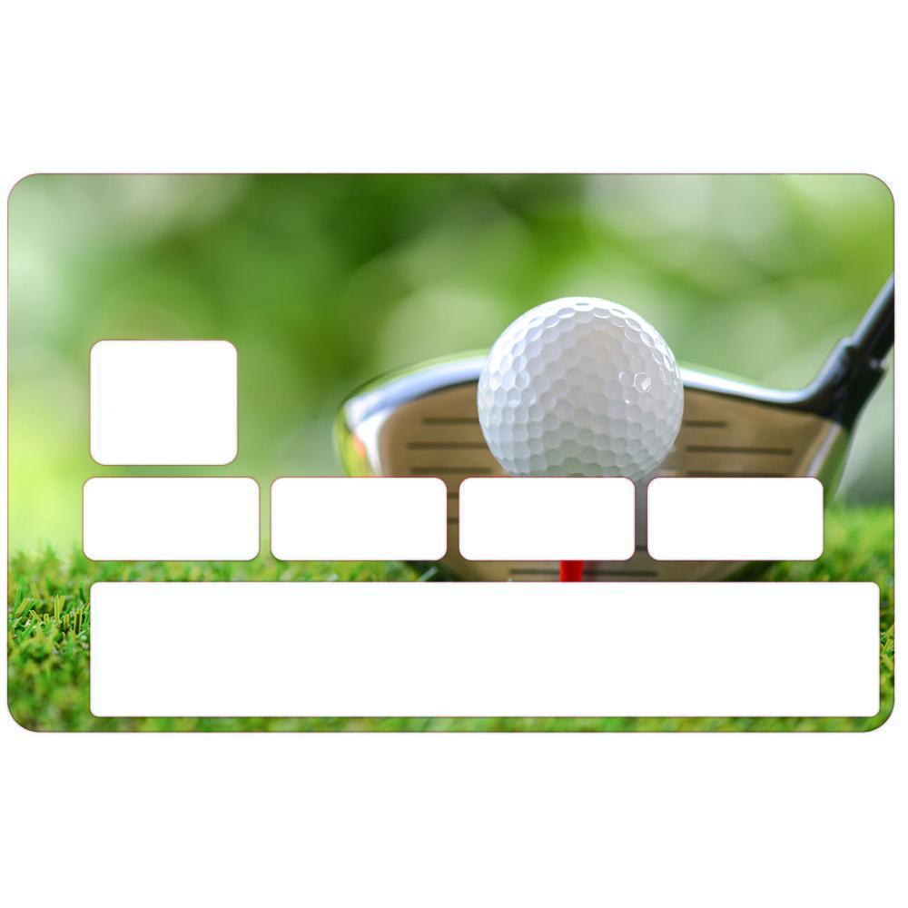 Autocollant Le Golf numéro 92 carte bleue carte bancaire CB adhésif sticker logo 92
