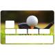 Autocollant Le Golf2 numéro 93 carte bleue carte bancaire CB adhésif sticker logo 93
