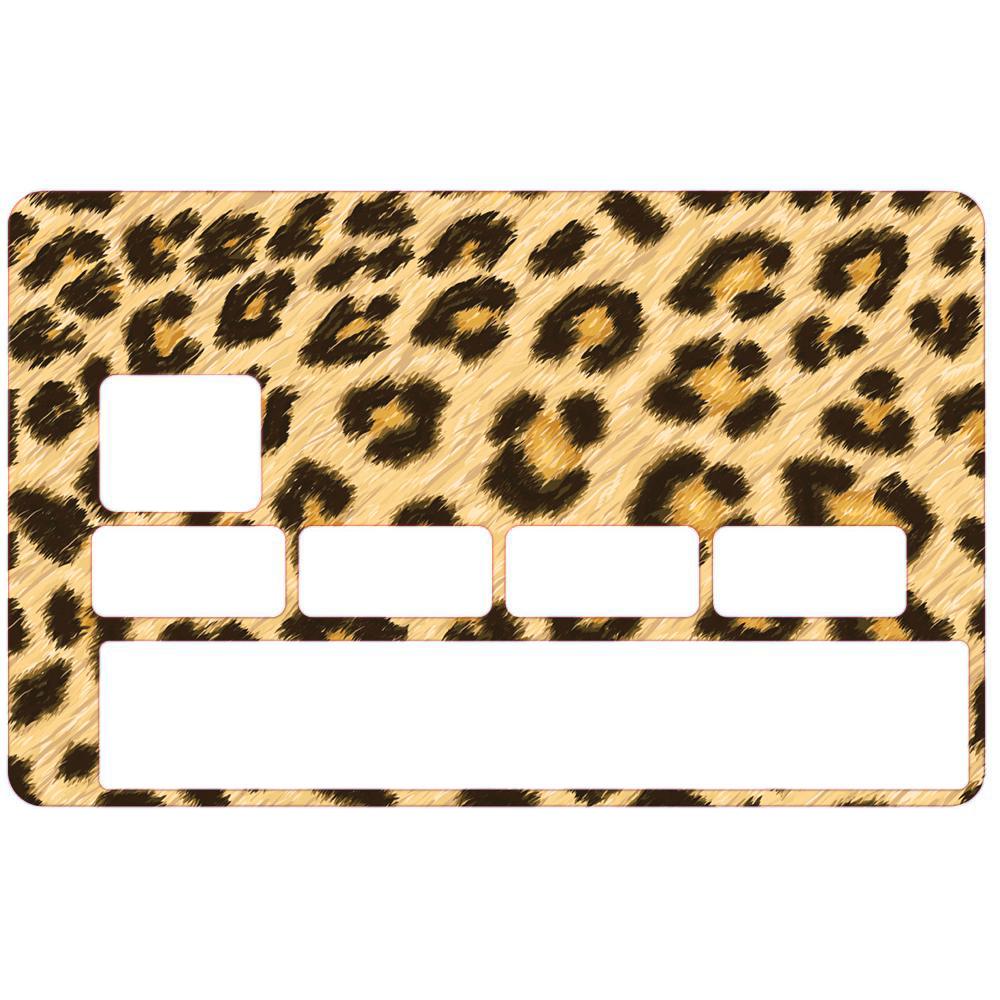 Autocollant Léopard numéro 94 carte bleue carte bancaire CB adhésif sticker logo 94
