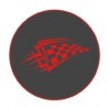 Autocollants damier caches moyeu pour jante auto stickers