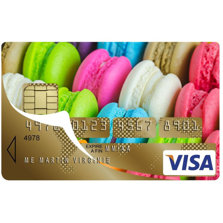 Autocollant Macarons numéro 102 carte bleue carte bancaire CB adhésif sticker logo 102