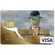 Autocollant Magritte numéro 104 carte bleue carte bancaire CB adhésif sticker logo 104