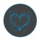 Autocollants heart caches moyeu pour jante auto stickers