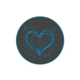 Autocollants heart caches moyeu pour jante auto stickers