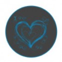 Autocollants heart caches moyeu pour jante auto stickers