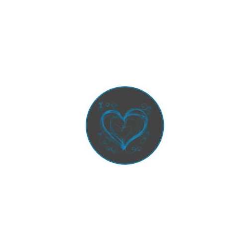 Autocollants heart caches moyeu pour jante auto stickers