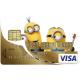 Autocollant Minions3 numéro 110 carte bleue carte bancaire CB adhésif sticker logo 110