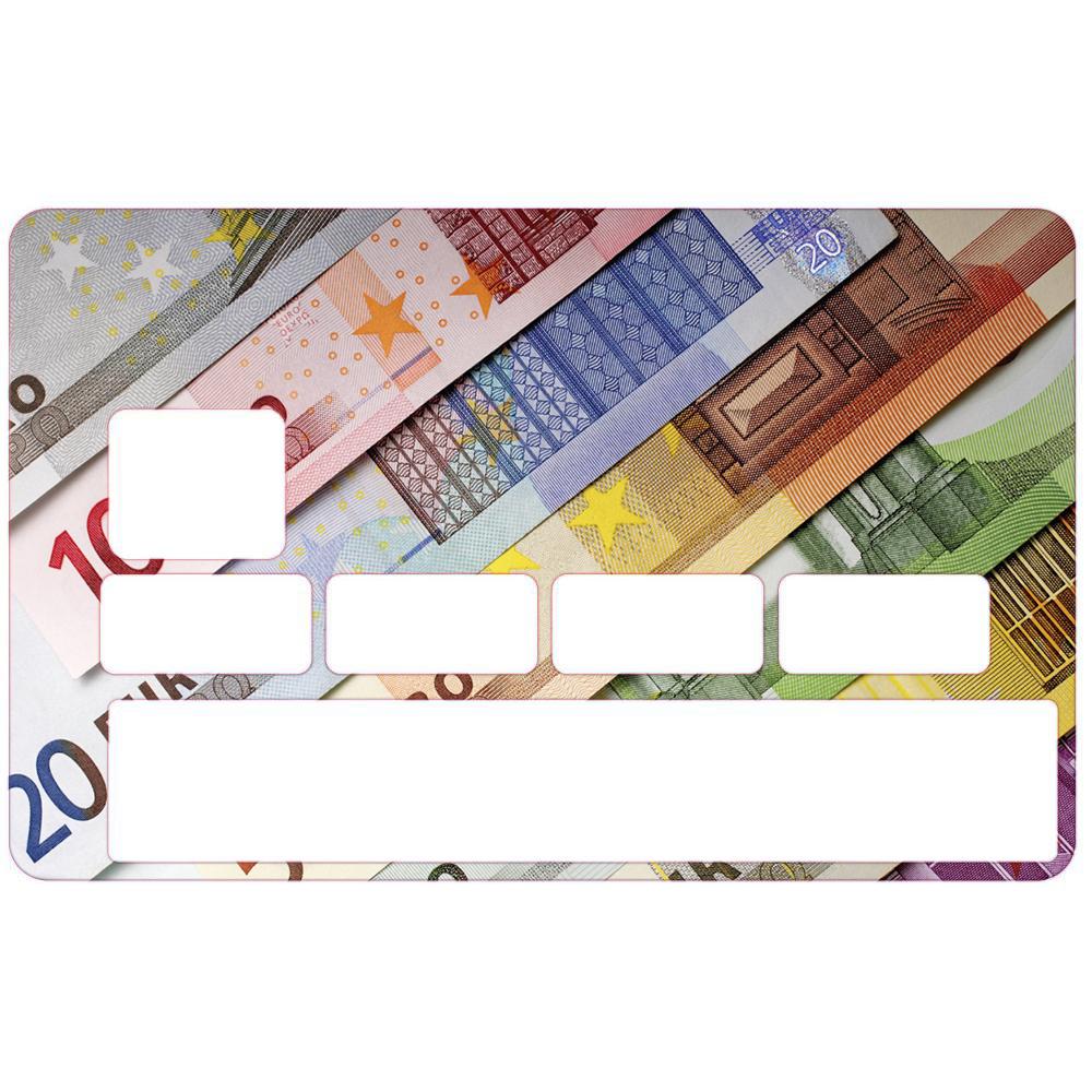 Autocollant Monnaie numéro113 carte bleue carte bancaire CB adhésif sticker logo 113