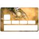Autocollant Moto Cross numéro 115 carte bleue carte bancaire CB adhésif sticker logo 115
