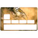 Autocollant Moto Cross numéro 115 carte bleue carte bancaire CB adhésif sticker logo 115