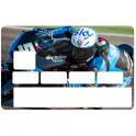 Autocollant Moto Cross2 numéro 116 carte bleue carte bancaire CB adhésif sticker logo 116